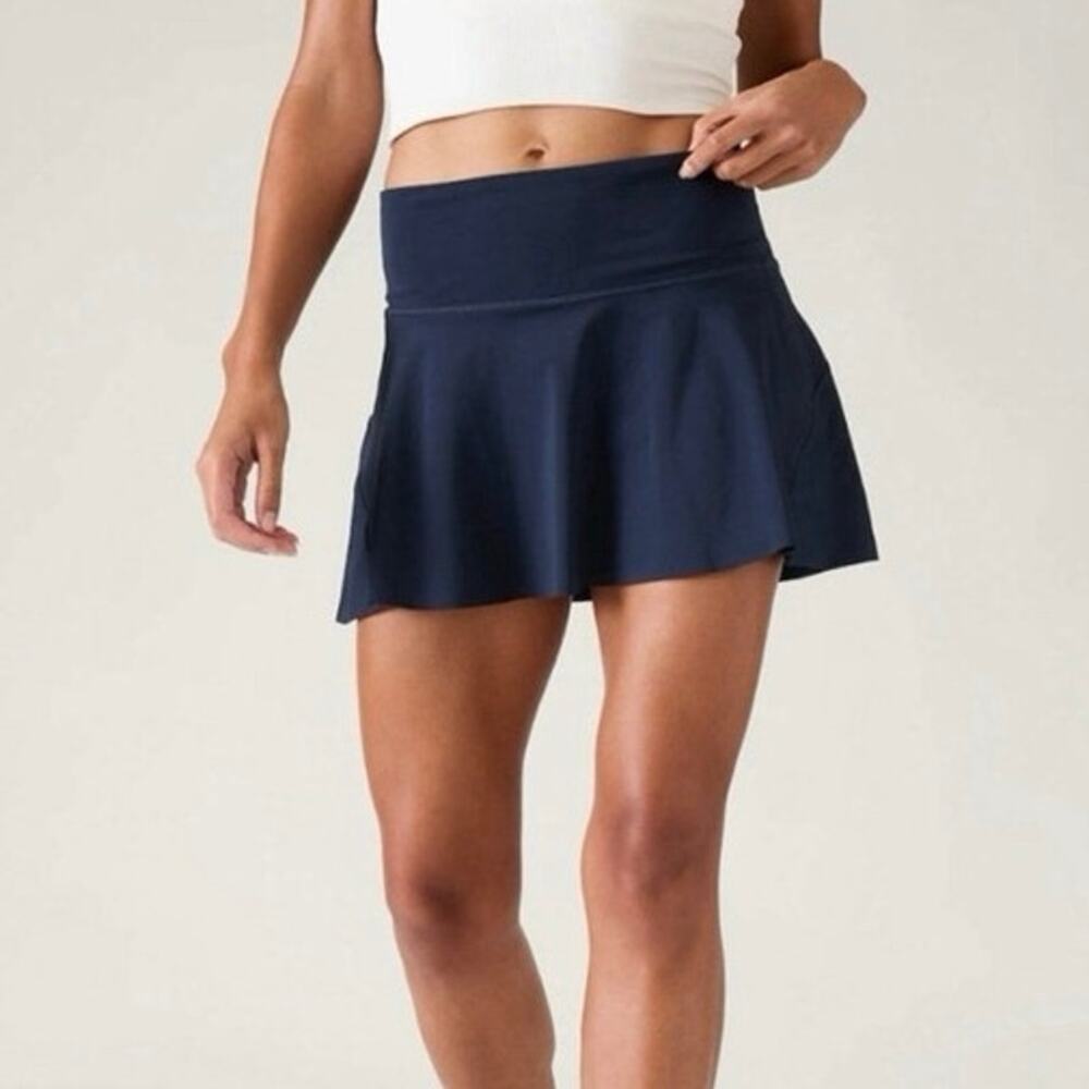 Womens Athleta Ace Tennis Skort Blue Size XL EUC!